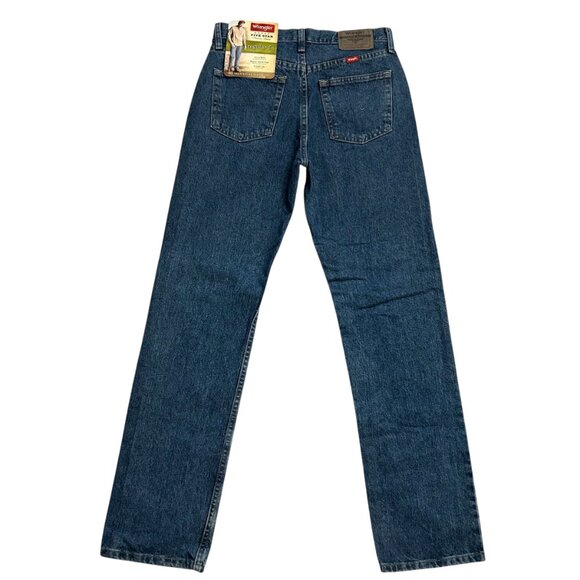 Wrangler 5 Star Men's 30x32 Regular Fix Straight Leg Jeans Denim Pants Blue NEW - Picture 2 of 6